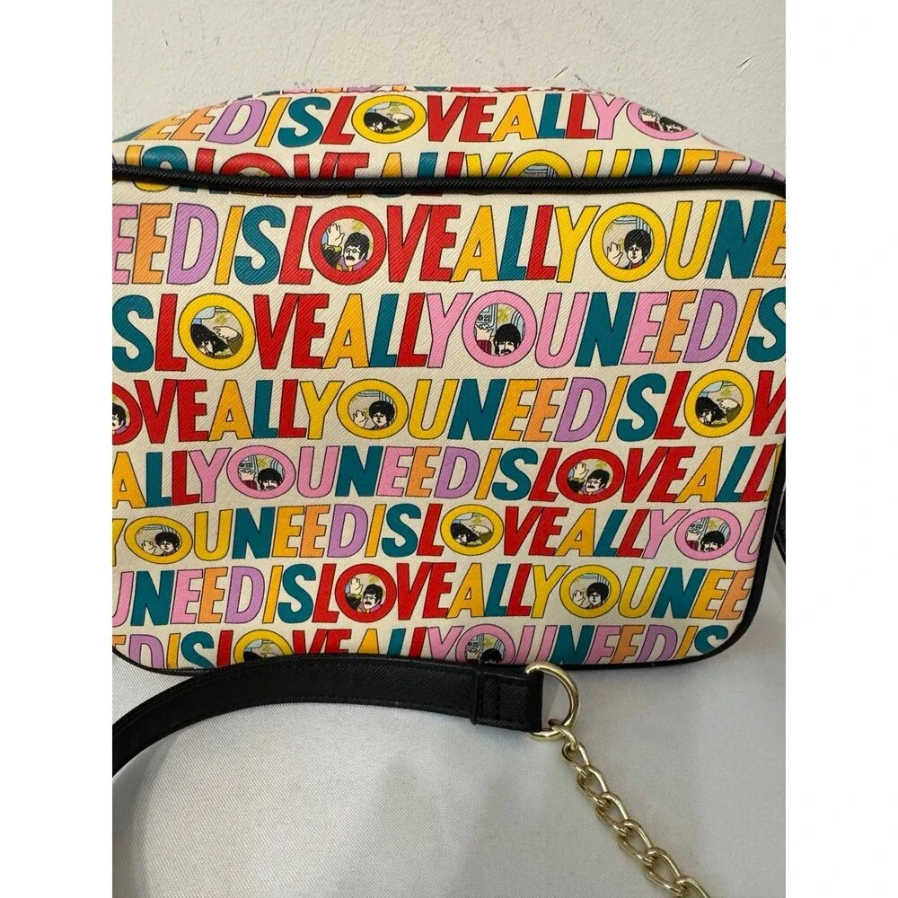 The Beatles Loungefly All You Need Is Love crossbody